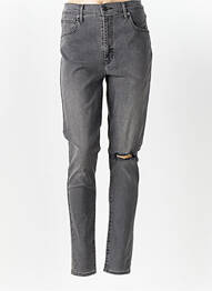 Blugi skinny talie înaltă talie înaltă gri LEVI'S femeie