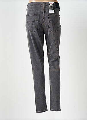 Blugi skinny efect uzat decolorat talie înaltă gri LEVI'S femeie
