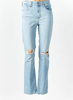 Blugi cu croială dreaptă albastru LEVIS femeie