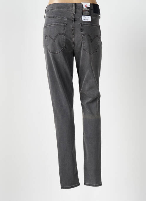 Blugi skinny talie înaltă talie înaltă gri LEVIS femme