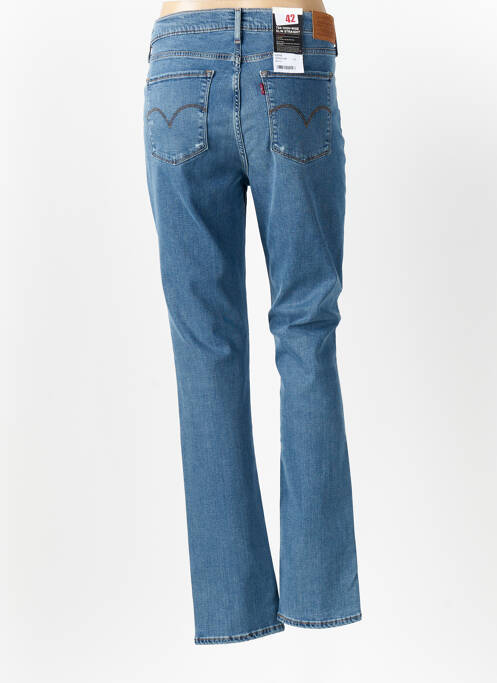 Blugi cu croială dreaptă albastru LEVIS femeie