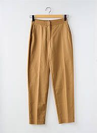 Pantalon chino țesătură poplin mărime normală maro TOMMY HILFIGER femme