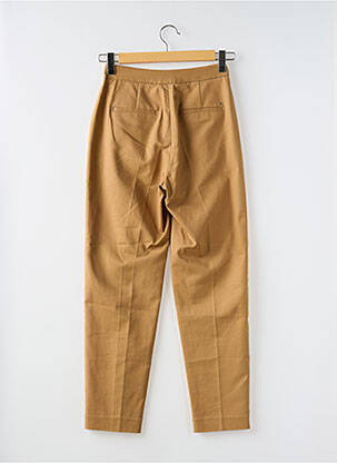 Pantalon chino țesătură poplin mărime normală maro TOMMY HILFIGER femeie