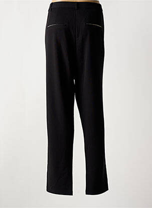 Pantalon drept țesătură crep mărime normală negru DAMART femeie