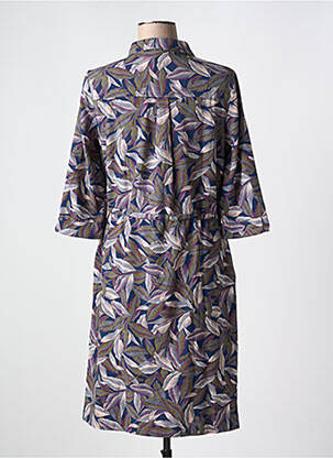 Rochie midi mâneci 3/4 mâneci 3/4 albastru DAMART femeie
