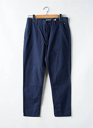 Pantalon chino țesătură poplin mărime normală albastru TOMMY HILFIGER bărbat