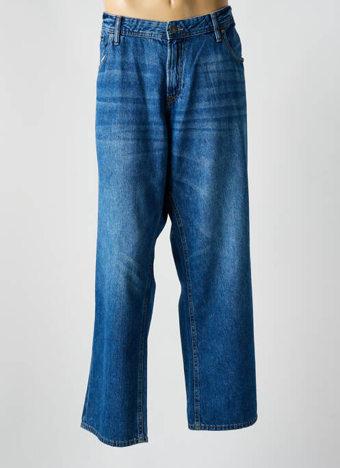 Blugi cu croială largă albastru JACK & JONES bărbat