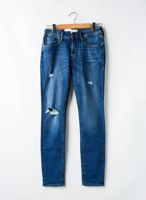 Blugi cu croială slim albastru JACK & JONES bărbat