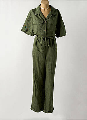 Salopetă-pantalon verde DAMART femeie