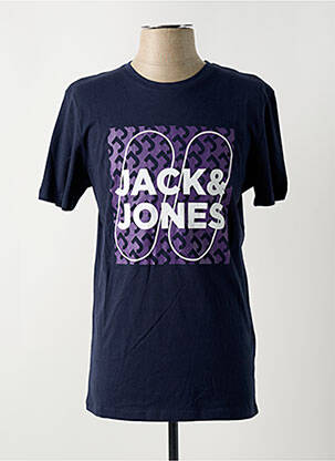 Tricou albastru JACK & JONES bărbat