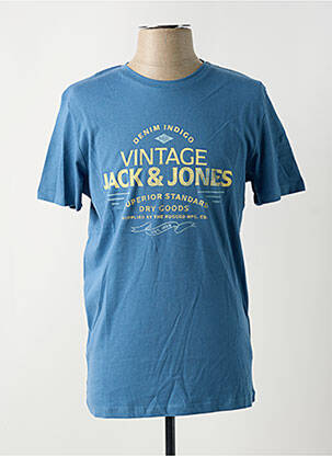 Tricou albastru JACK & JONES bărbat