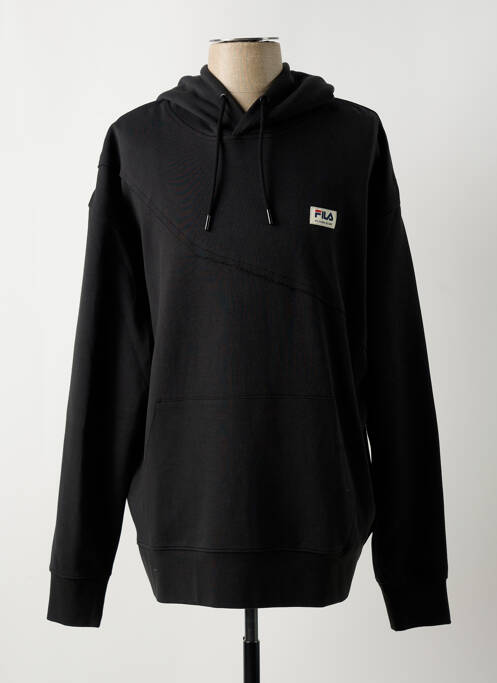 Hanorac cu glugă negru FILA bărbat