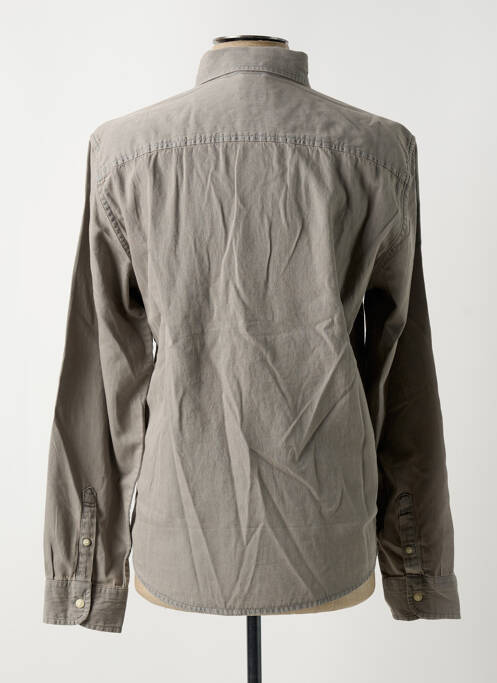 Cămașă cu mâneci lungi maro CELIO bărbat