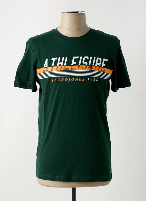 Tricou verde JACK & JONES bărbat