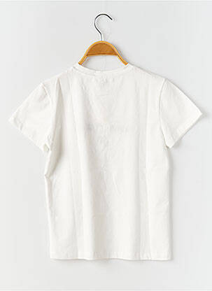 Tricou elasticitate mâneci scurte alb PM MERE & FILLE băiat
