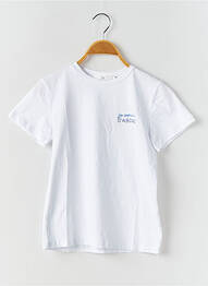 Tricou elasticitate mâneci scurte alb PM MERE & FILLE băiat