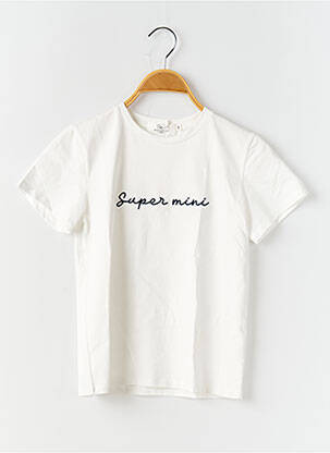 Tricou alb PM MERE & FILLE fată