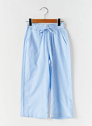 Pantalon larg albastru PM MERE & FILLE fată