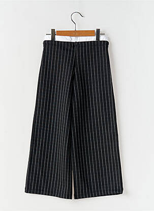 Pantalon larg imprimeu dungi mărime reglabilă negru NAME IT fată
