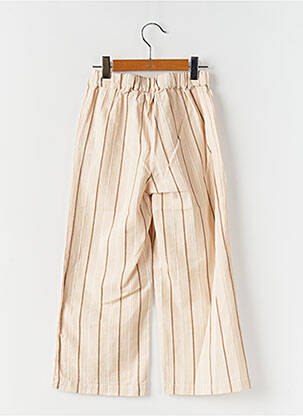 Pantalon larg imprimeu dungi talie elastică bej NAME IT fată
