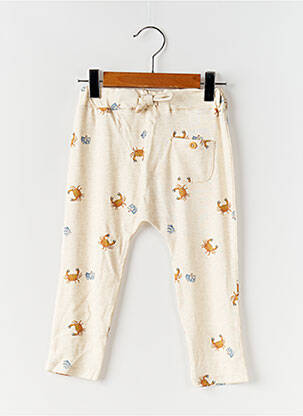 Pantalon slim bej NAME IT băiat