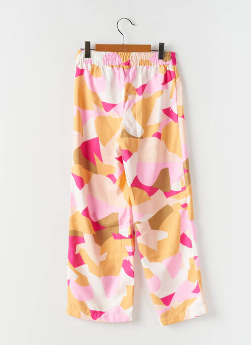 Pantalon larg portocaliu ONLY fată