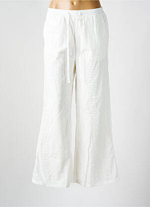 Pantalon larg bej GRACE & MILA femeie