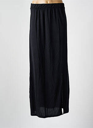 Fustă lungă negru PIECES femeie