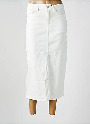 Fustă lungă alb ONADO femeie