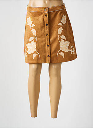 Fustă scurtă maro LA PETITE ETOILE femeie