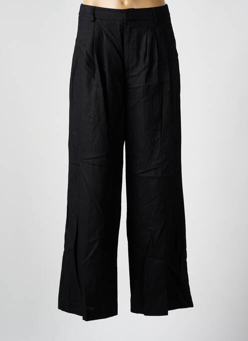 Pantalon larg negru GRACE & MILA femeie