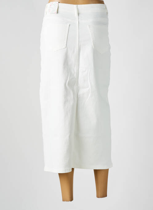 Fustă lungă alb ONADO femeie