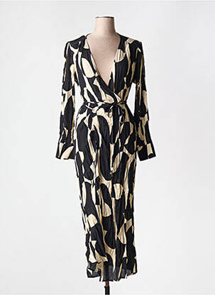 Rochie lungă negru GRACE & MILA femeie