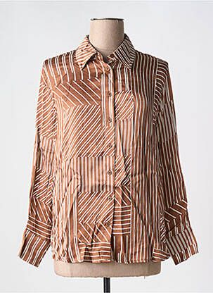 Cămașă maro GRACE & MILA femeie