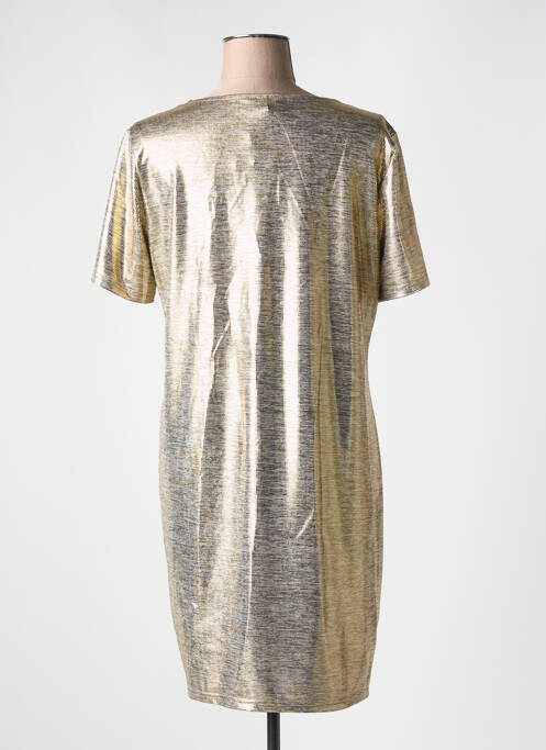 Rochie scurtă auriu PIECES femeie