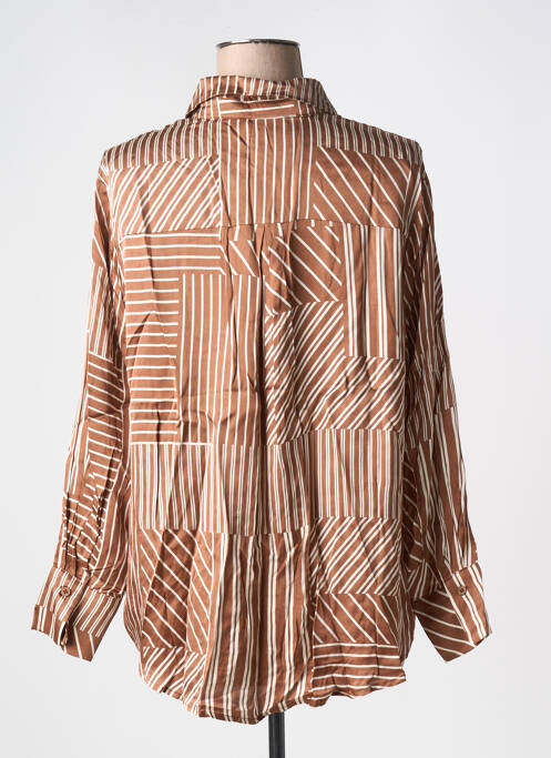 Cămașă maro GRACE & MILA femeie