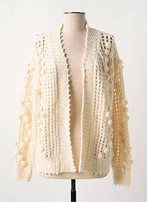 Vestă cu mâneci lungi bej JUBYLEE femeie