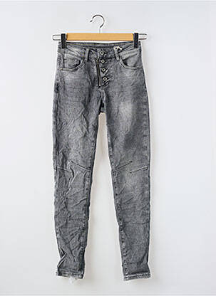 Blugi cu croială slim gri MELLY & CO femeie