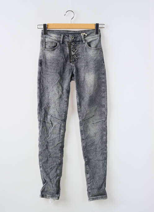 Blugi cu croială slim gri MELLY & CO femeie