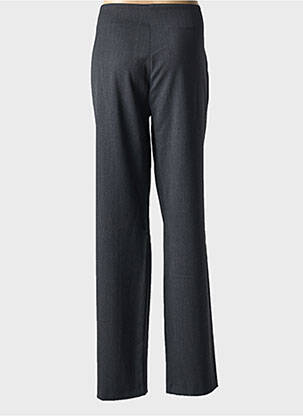 Pantalon drept talie cu cleme mărime normală gri QUATTRO femeie