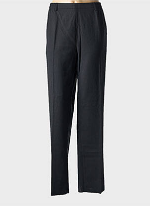 Pantalon drept talie elastică mărime normală negru KARTING femeie