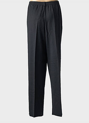 Pantalon drept talie elastică mărime normală negru KARTING femeie