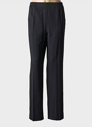 Pantalon drept talie elastică mărime normală negru QUATTRO femeie