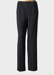 Pantalon drept țesătură crep mărime normală negru QUATTRO femme