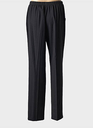 Pantalon drept talie elastică mărime normală negru QUATTRO femeie