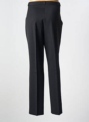 Pantalon drept țesătură crep talie înaltă negru QUATTRO femeie