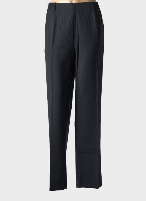 Pantalon drept talie elastică mărime normală negru KARTING femme