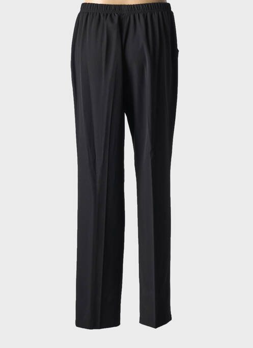 Pantalon drept talie elastică mărime normală negru QUATTRO femme