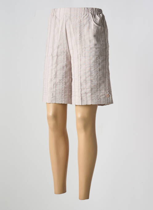 Bermudă bej GEVANA femeie