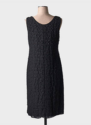 Rochie midi croială fluidă fără mâneci negru QUATTRO femeie